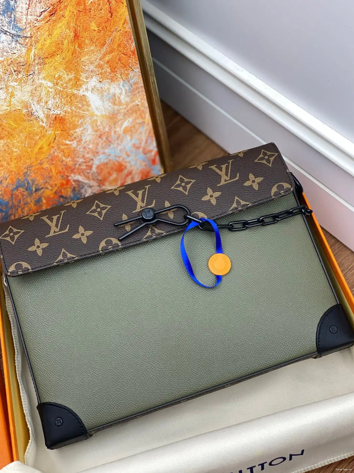 First bag ru STEAMER VUITTON POCHETTE LOUIS VOYAGE 0629